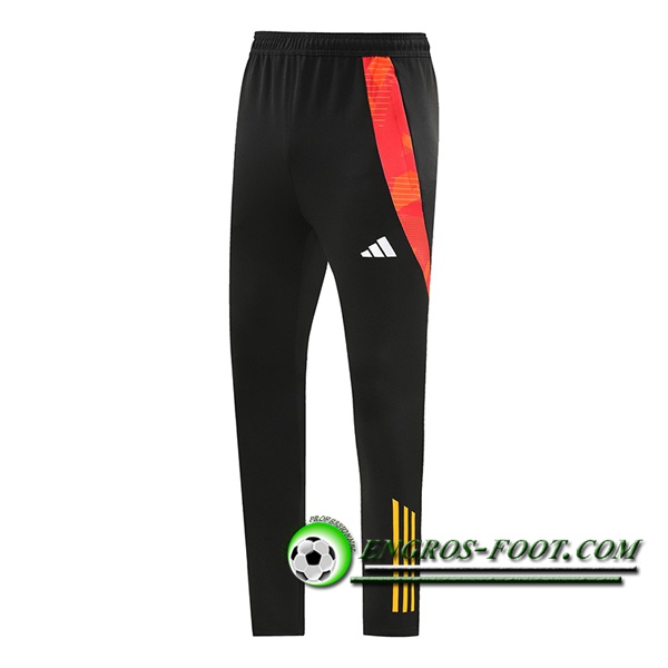 Pantalon Foot Adidas Noir/Rouge/Orange 2024/2025