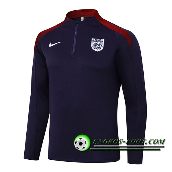 Sweatshirt Training Angleterre Violet/Rouge 2024/2025