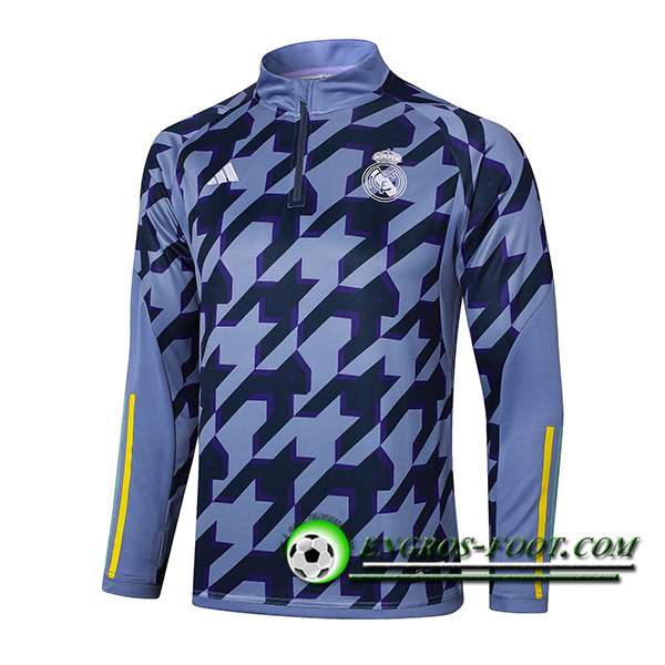 Sweatshirt Training Real Madrid Violet/Noir 2024/2025