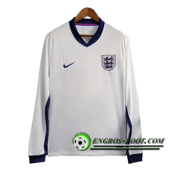 Maillot de Foot Angleterre Domicile Manches Longues UEFA Euro 2024