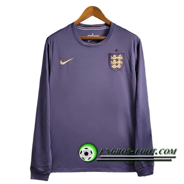 Maillot de Foot Angleterre Exterieur Manches Longues UEFA Euro 2024