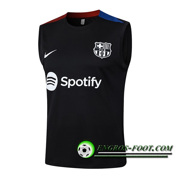 Training Debardeur FC Barcelone Noir/Rouge/Bleu 2024/2025