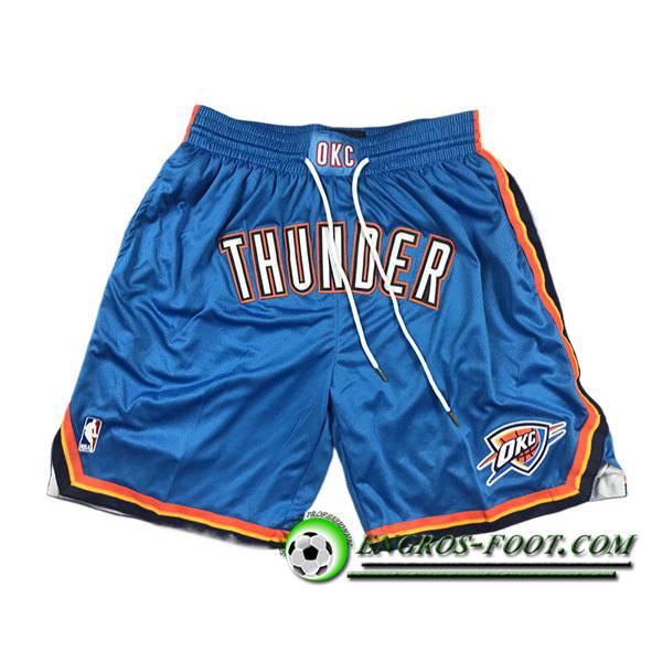 Shorts NBA Oklahoma City Thunder 2024/25 Bleu/Orange