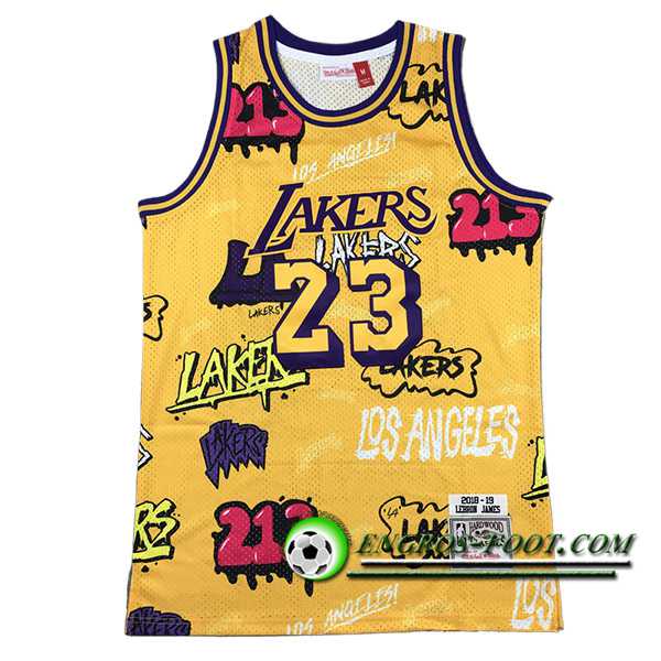 Maillot Los Angeles Lakers (JAMES #23) 2024/25 Jaune