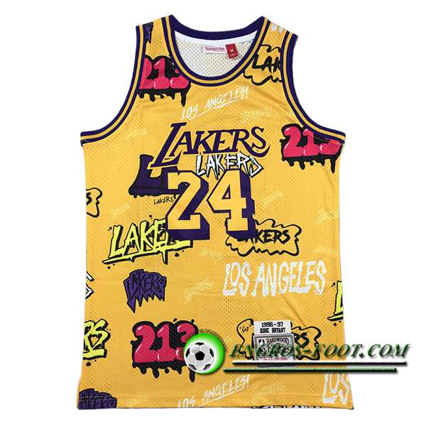 Maillot Los Angeles Lakers (BRYANT #24) 2024/25 Jaune
