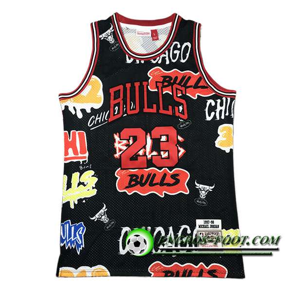 Maillot Chicago Bulls (JORDAN #23) 2024/25 Noir/Rouge -04