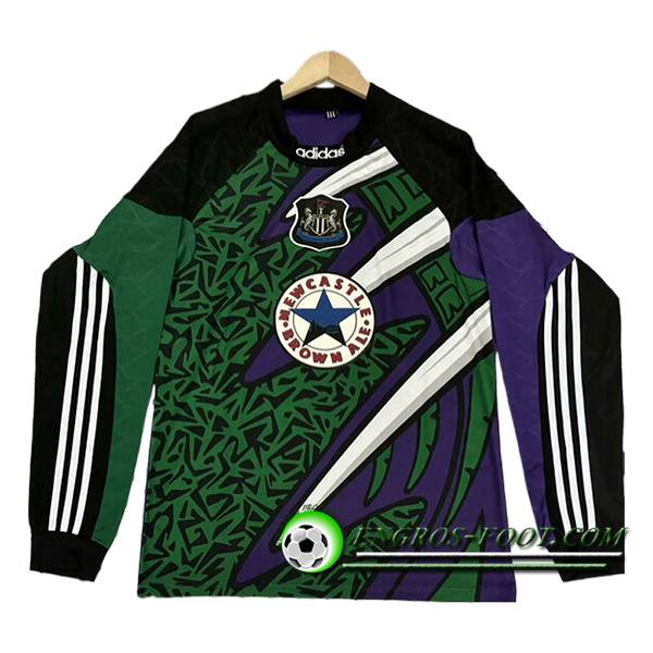 Maillot de Foot Newcastle United Retro Manches Longues Pourpre 1995/1996