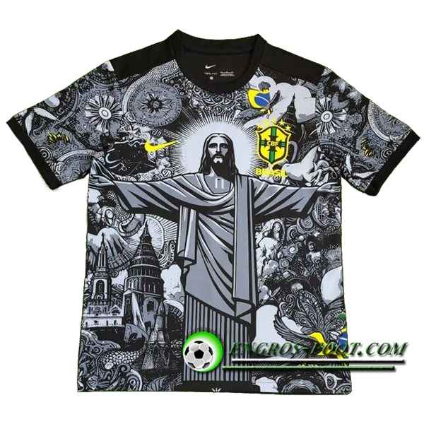 Maillot Equipe Foot Bresil Special Edition Jesus Noir 2024/2025