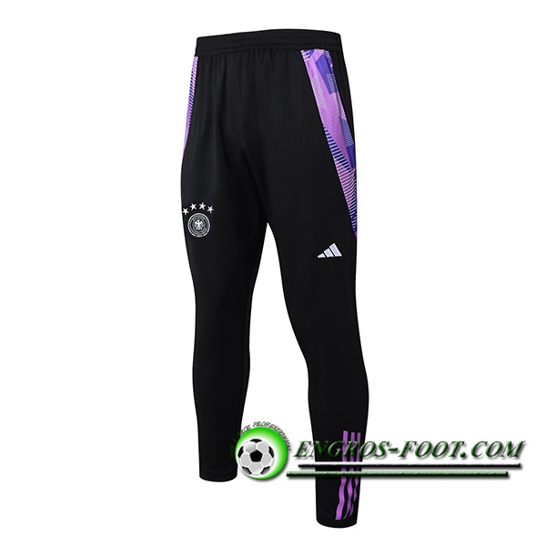 Pantalon Foot Allemagne Pourpre/Noir 2024/2025 -02