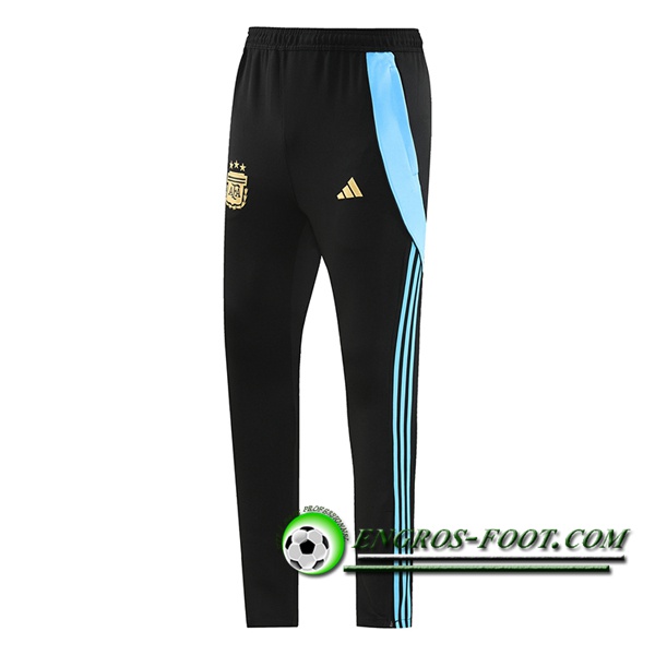 Pantalon Foot Argentine Noir/Bleu 2024/2025 -02