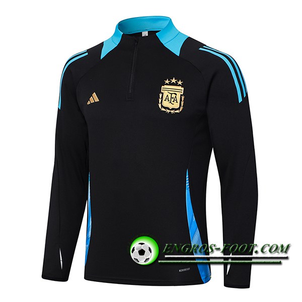 Sweatshirt Training Argentine Noir/Bleu 2024/2025