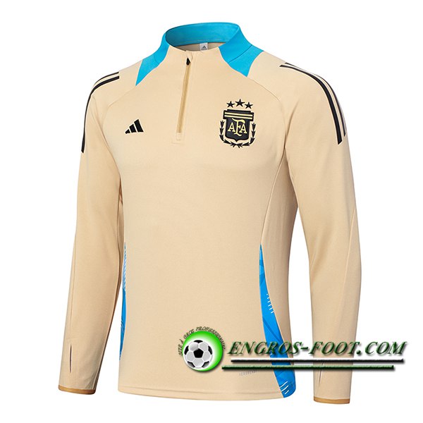 Sweatshirt Training Argentine Jaune/Bleu 2024/2025