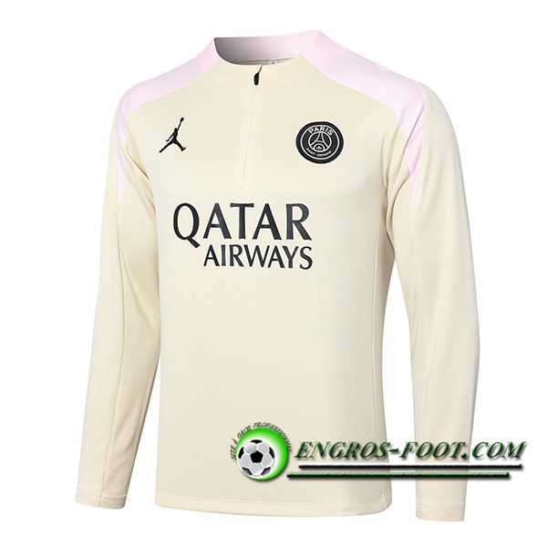 Sweatshirt Training PSG Beige/Rose 2024/2025