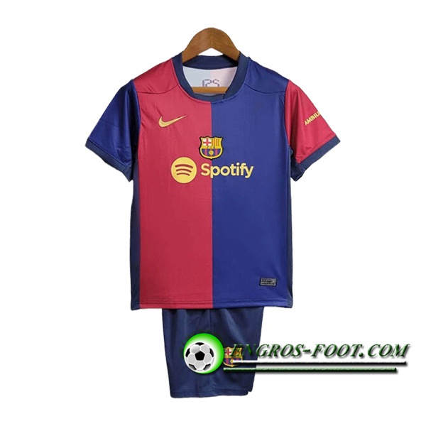 Maillot de Foot Barcelone Enfant Domicile 2024/2025