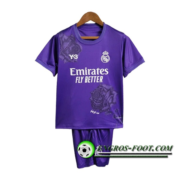 Maillot de Foot Real Madrid Y3 Enfant Special Edition Pourpre 2024/2025