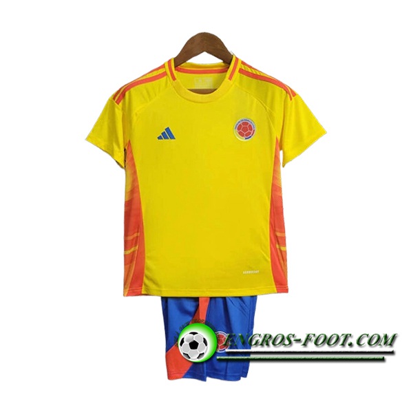 Nouveau Maillot de Foot Colombie Enfant Domicile 2024/2025