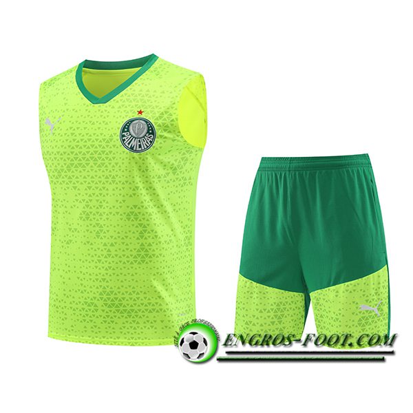 Ensemble Training Debardeur Palmeiras Vert/Jaune 2024/2025