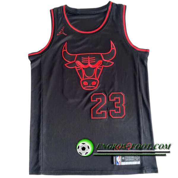 Maillot Chicago Bulls (JORDAN #23) 2024/25 Noir/Rouge -05