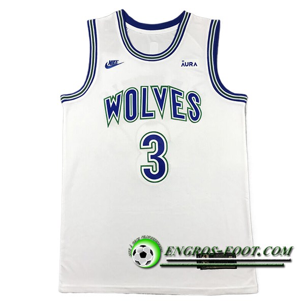 Maillot Minnesota Timberwolves (McDANIELS #3) 2024/25 Blanc/Bleu