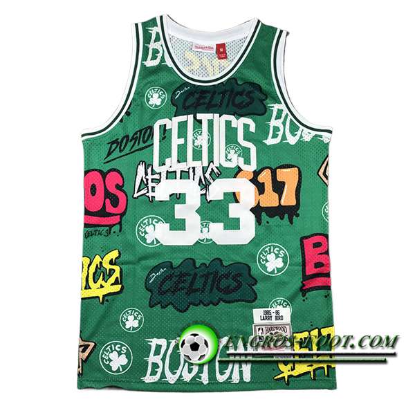 Maillot Boston Celtics (BIRD #33) 2024/25 Vert -02