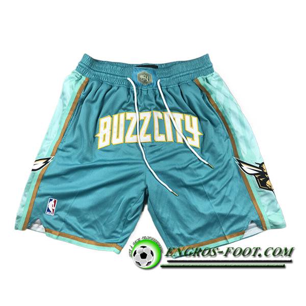 Shorts NBA Charlotte Hornets 2024/25 Vert/Bleu