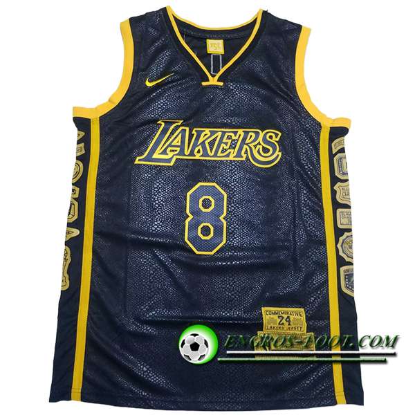 Maillot Los Angeles Lakers (BRYANT #24) 2024/25 Noir/Jaune