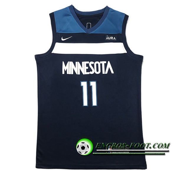 Maillot Minnesota Timberwolves (REID #11) 2024/25 Noir/Bleu/Blanc