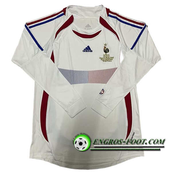 Maillot de Foot France Retro Exterieur Manches Longues 2006