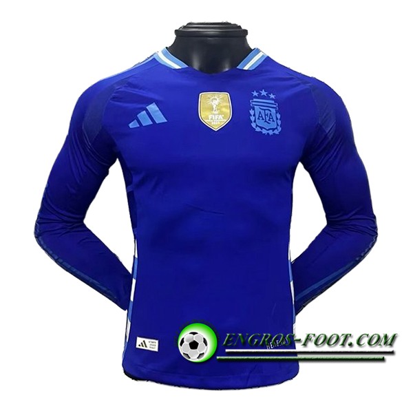Maillot Equipe Foot Argentine Exterieur Manches Longues 2024/2025