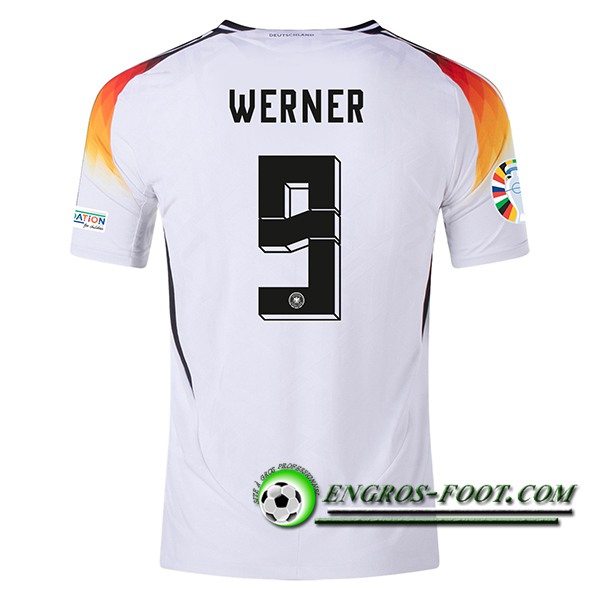 Maillot Equipe Foot Allemagne (WERNER #9) 2024/2025 Domicile