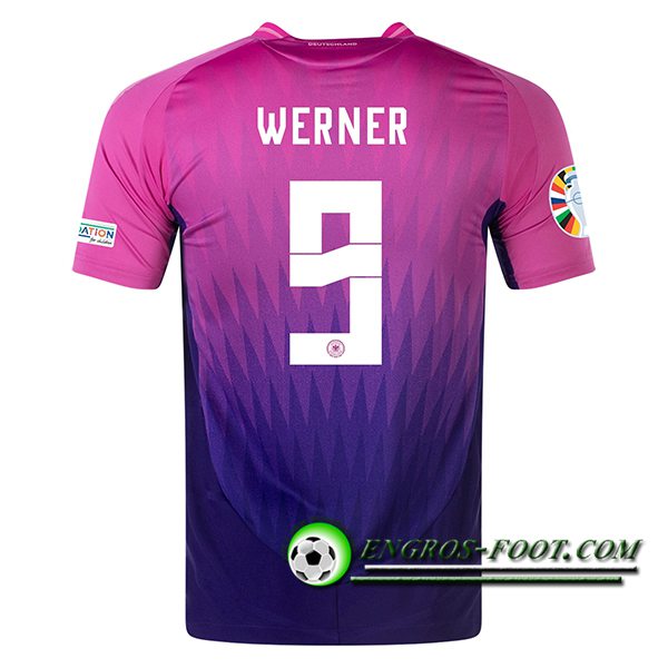 Maillot Equipe Foot Allemagne (WERNER #9) 2024/2025 Exterieur