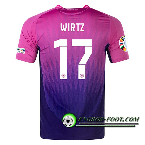 Maillot Equipe Foot Allemagne (WIRTZ #17) 2024/2025 Exterieur