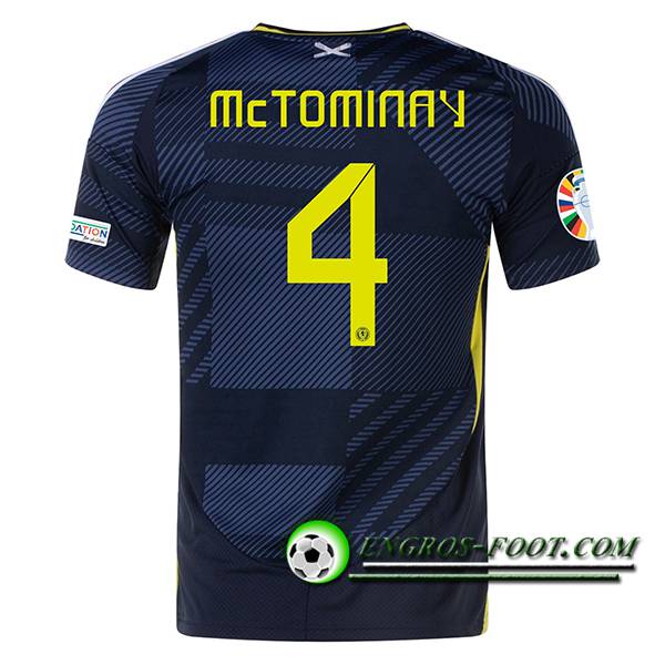 Maillot Equipe Foot Écosse (McTOMINAY #4) 2024/2025 Domicile