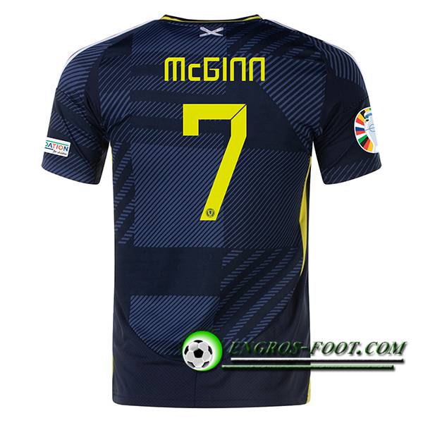 Maillot Equipe Foot Écosse (McGINN #7) 2024/2025 Domicile