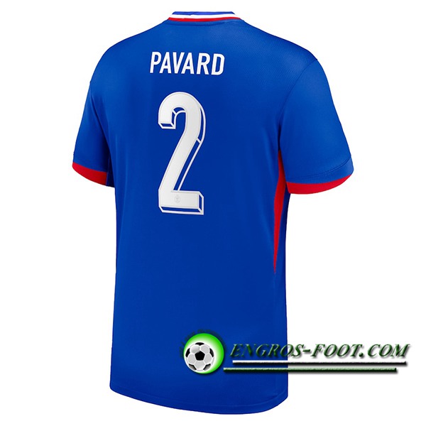 Maillot Equipe Foot france (PAVARD #2) 2024/2025 Domicile