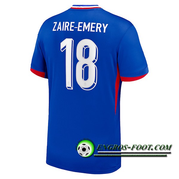 Maillot Equipe Foot france (ZAIRE-EMERY #18) 2024/2025 Domicile