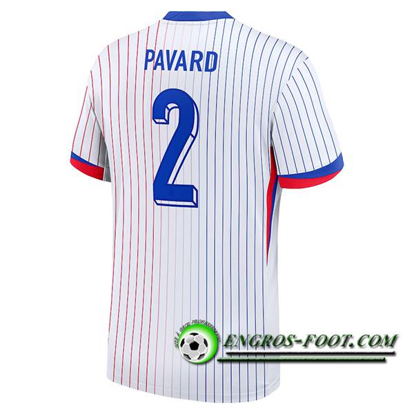 Maillot Equipe Foot france (PAVARD #2) 2024/2025 Exterieur