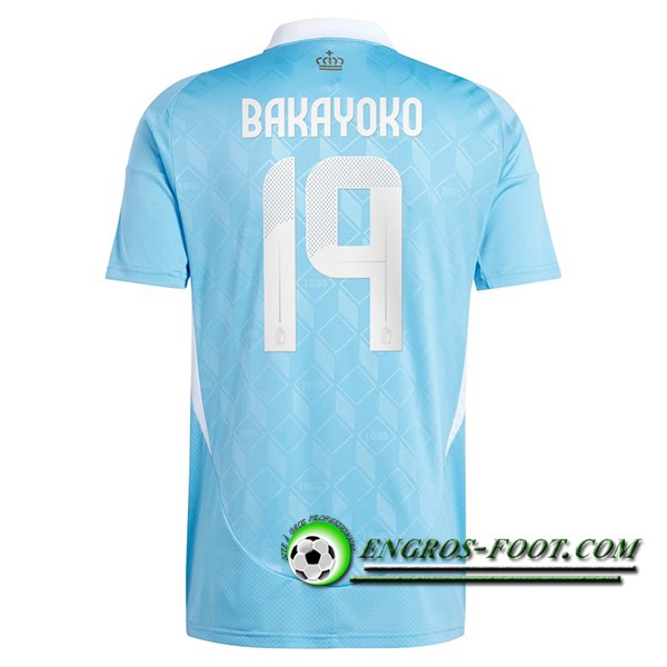 Maillot Equipe Foot Belgique (BAKAYOKO #19) 2024/2025 Exterieur