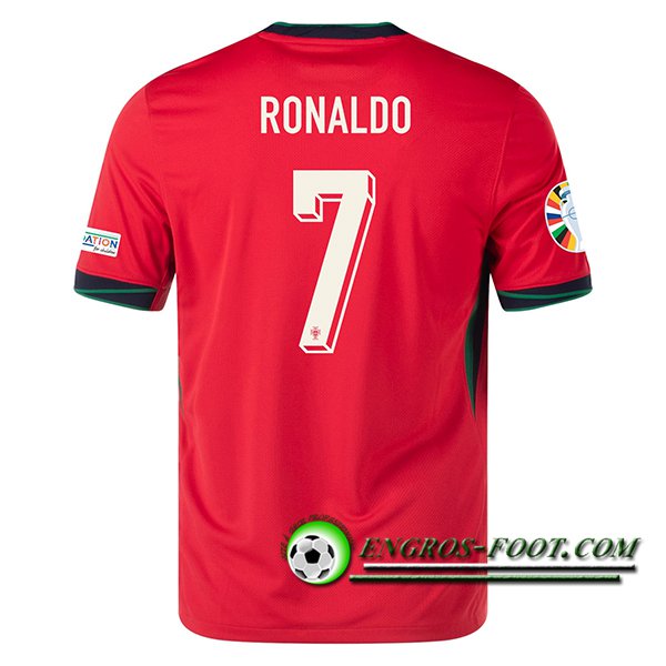 Maillot Equipe Foot Portugal (RONALDO #7) 2024/2025 Domicile