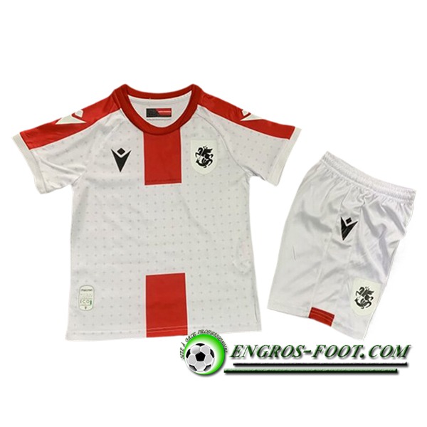 Maillot de Foot Géorgie Enfant Domicile UEFA Euro 2024