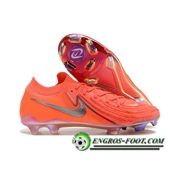 Nike Chaussures de Foot Phantom Luna Elite NU FG Orange -02