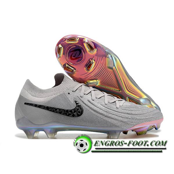 Nike Chaussures de Foot Phantom Luna Elite NU FG Gris