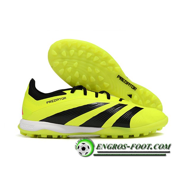 Adidas Chaussures de Foot PREDATOR 24 ELITE TF BOOTS Noir/Jaune