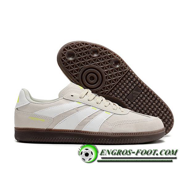 Adidas Chaussures de Foot PREDATOR 24 LEAGUE LOW BOOTS Blanc/Gris