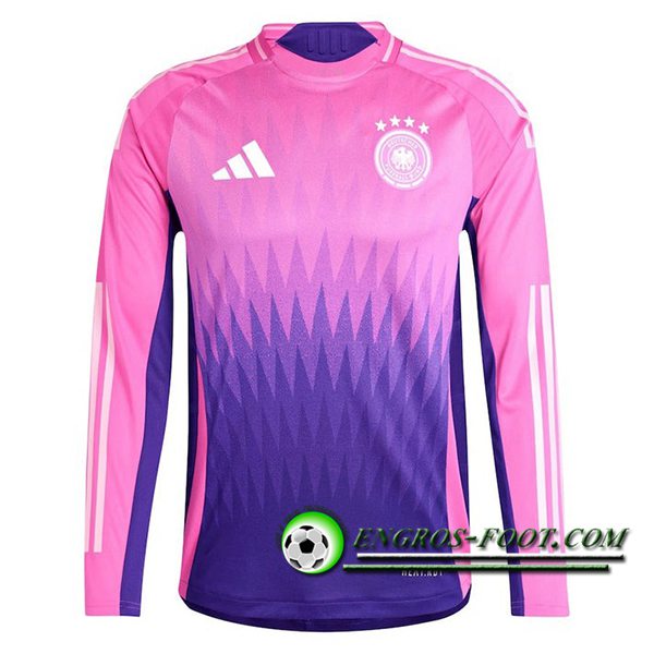 Maillot de Foot Allemagne Exterieur Manches Longues UEFA Euro 2024