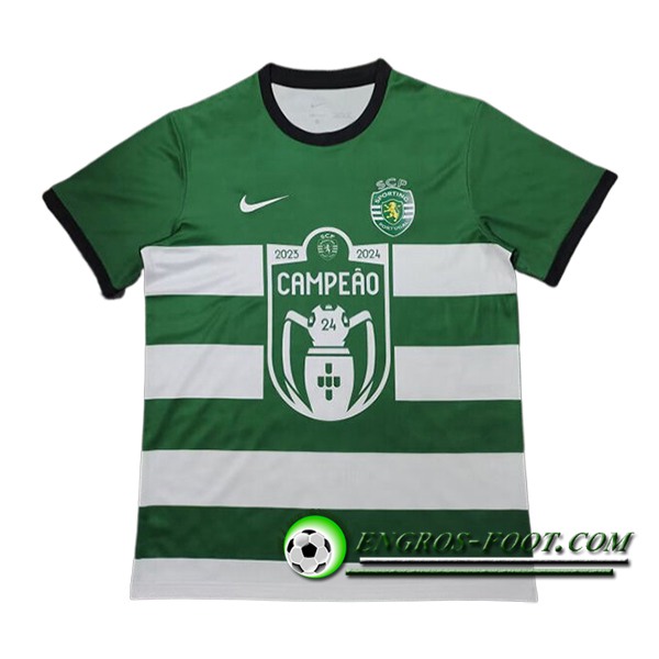 Maillot de Foot Sporting Portugal Special Champion Vert 2024/2025