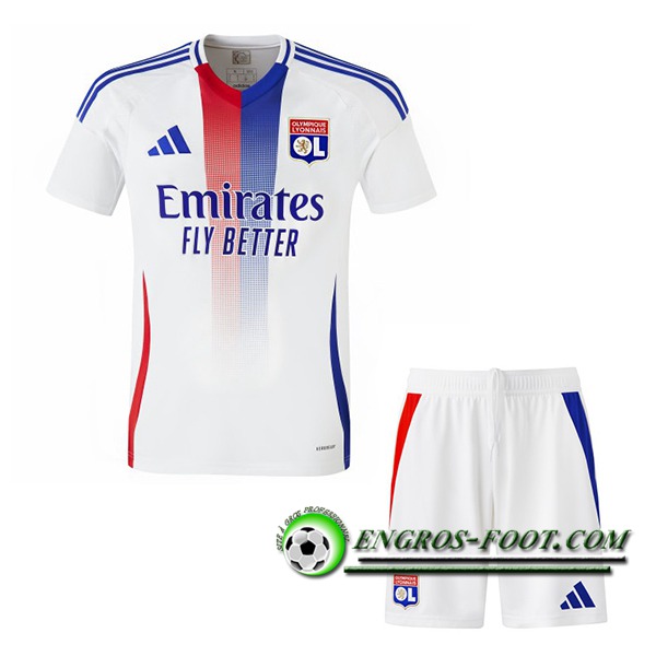 Nouveau Maillot de Foot Lyon Enfant Domicile 2024/2025