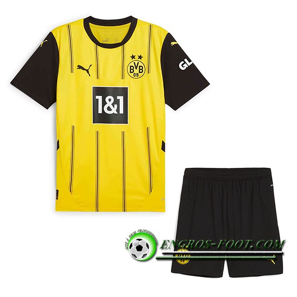 Nouveau Maillot de Foot Dortmund Enfant Domicile 2024/2025