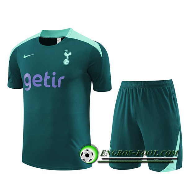 Ensemble Training T-Shirts Tottenham Hotspur Vert 2024/2025