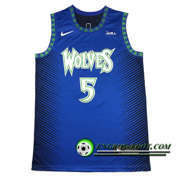 Maillot Minnesota Timberwolves (EDWARDS #5) 2024/25 Bleu/Noir/Vert